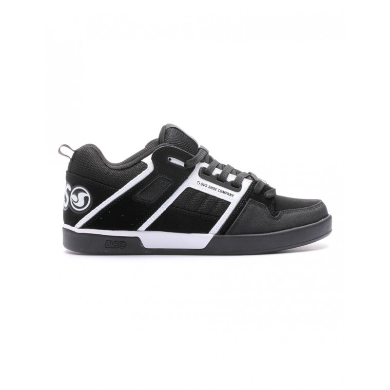 DVS Comanche 2.0+ 010 BLACK WHITE NBLACK NUBUCK