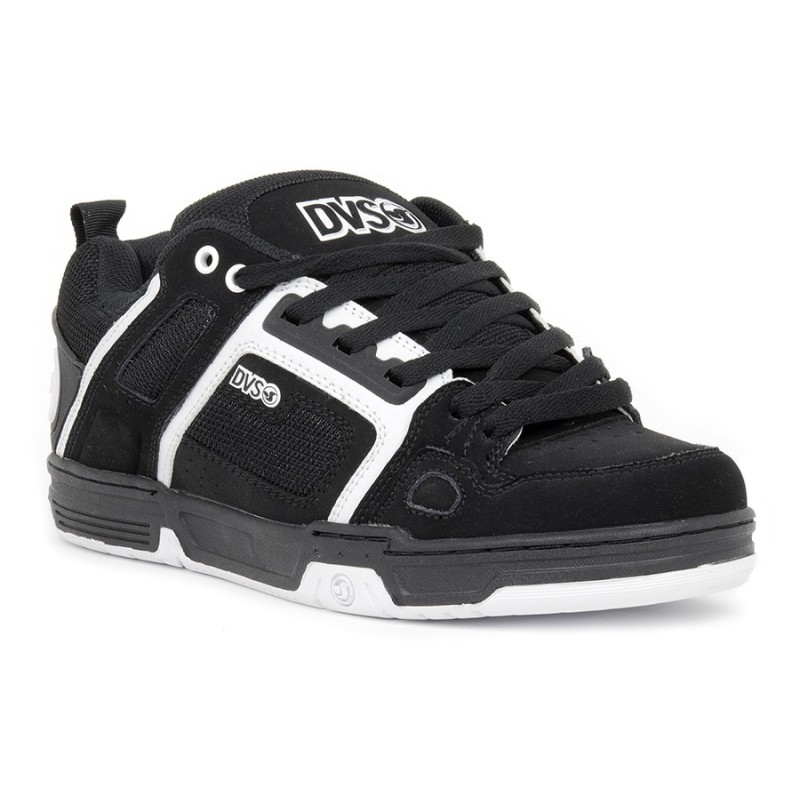 DVS Comanche 972 BLACK WHITE NUBUCK