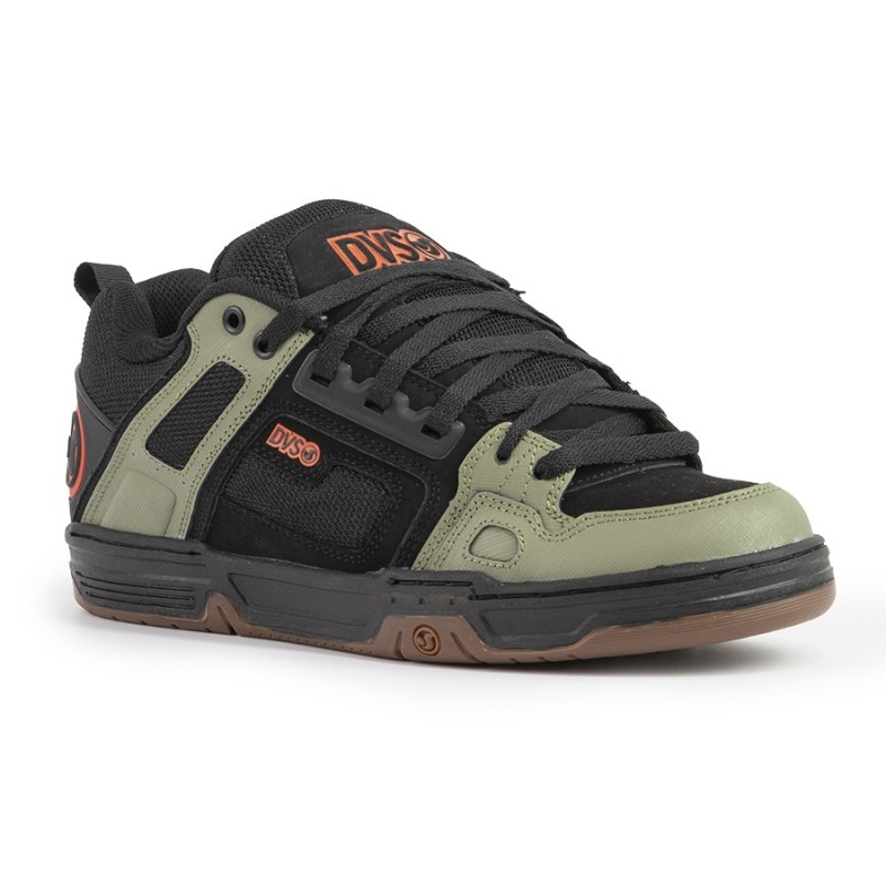 DVS Comanche 993 BLACK OLIVE ORANGE NUBUCK