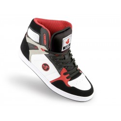 DVS HONCHO 100 WHITE BLACK RED SUEDE