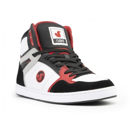DVS HONCHO 100 WHITE BLACK RED SUEDE