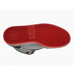 DVS HONCHO 006 BLACK CHARCOAL RED SUEDE