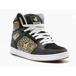 DVS HONCHO 005 BLACK WHITE PRINTED SUEDE